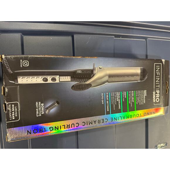 Conair Infiniti Pro Nano Tourmaline 1 1/2” Ceramic Curling Iron - Picture 7 of 9